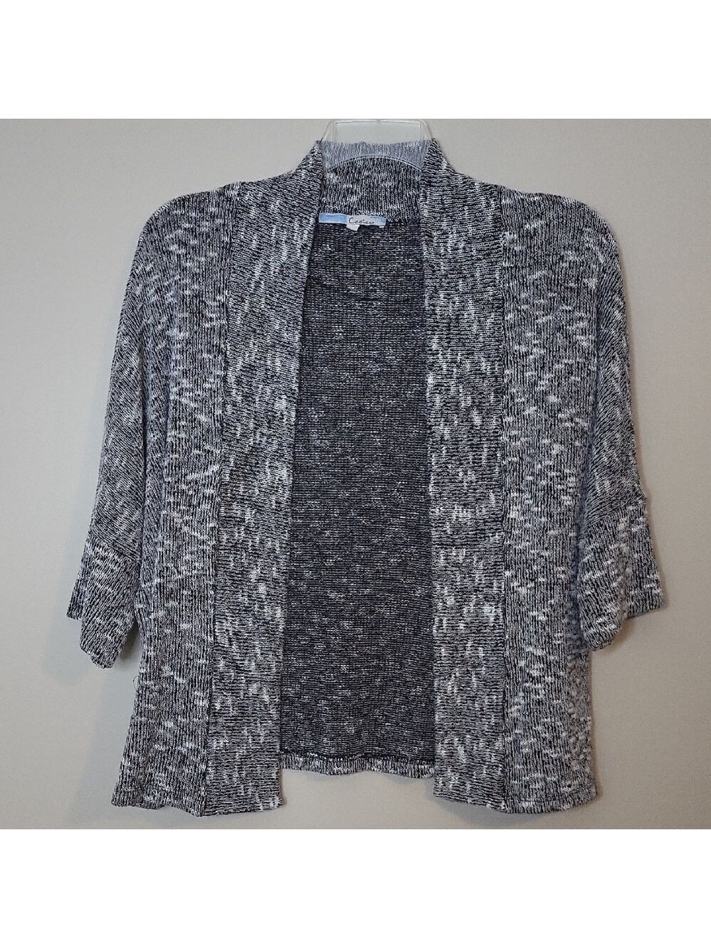 Cecico Monochrome Open-Front Cardigan | BB214E